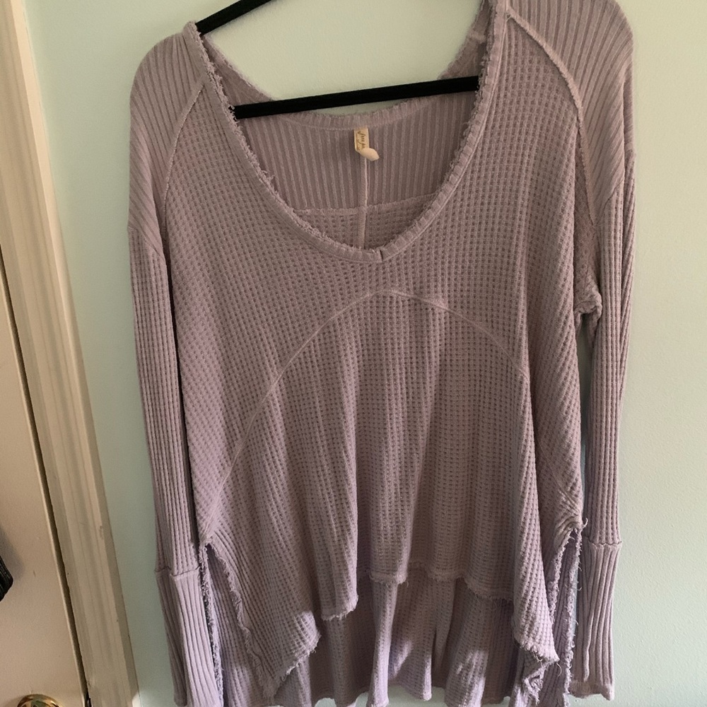 light purple free people top size S